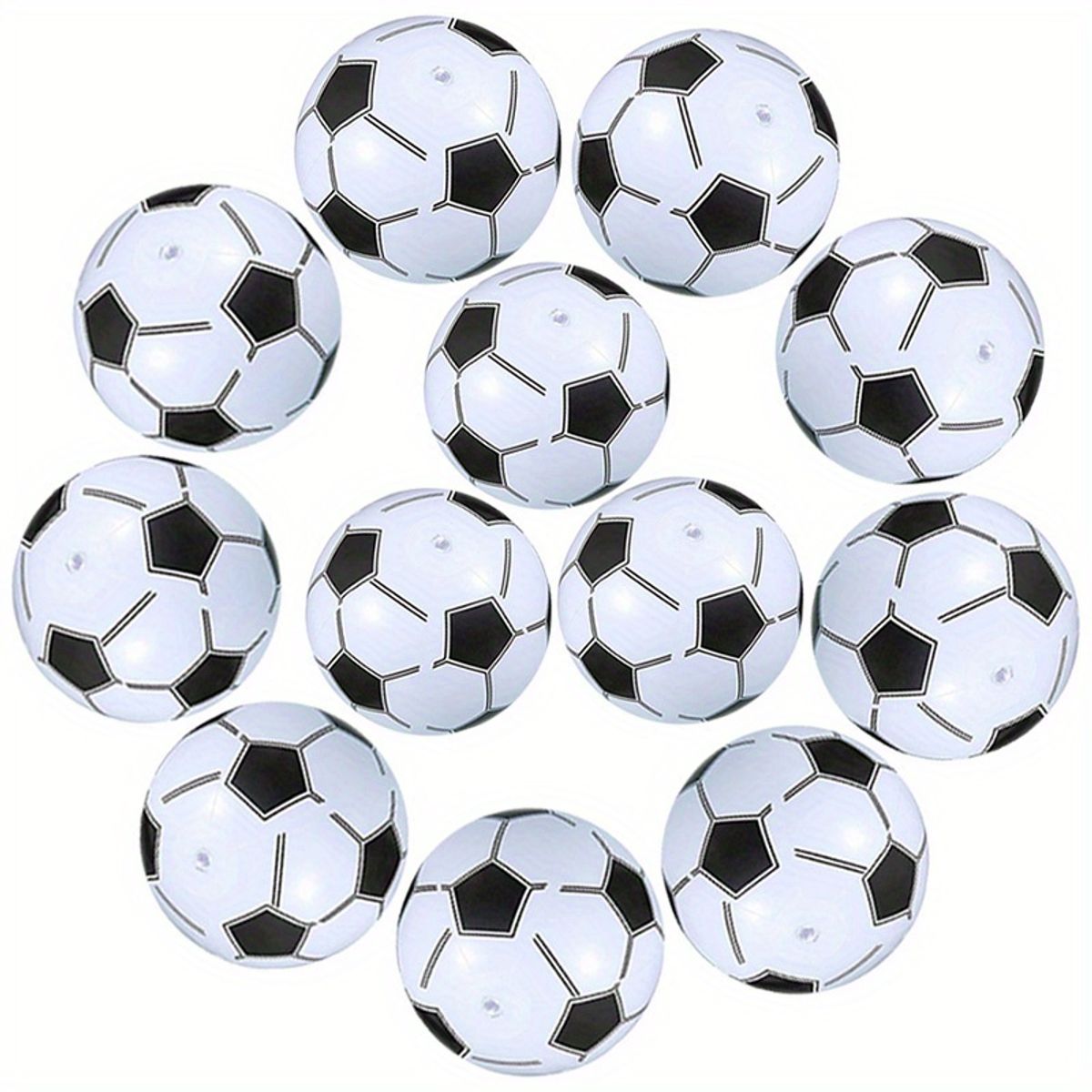 VATYERTY - 12 pelotas de fútbol inflables