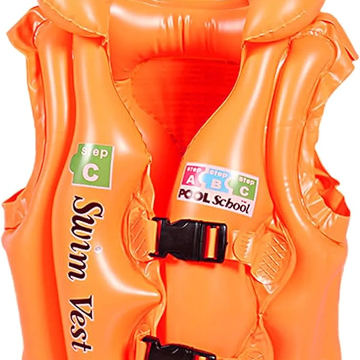 VATYERTY - 1 chaleco de natación ajustable para niños Chaleco Amarillo