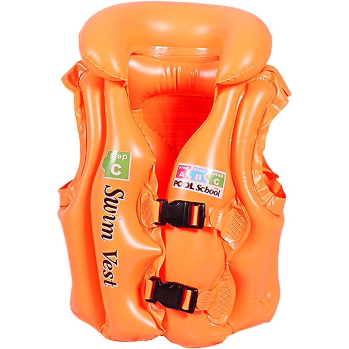 VATYERTY - 1 chaleco de natación ajustable para niños Chaleco Amarillo