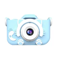 VATYERTY - Cámara dual HD de 2 pulgadas con divertidos filtros y juegos Negro