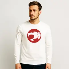 ROLY - Polera thundercats clásico manga larga para hombre cuello polo