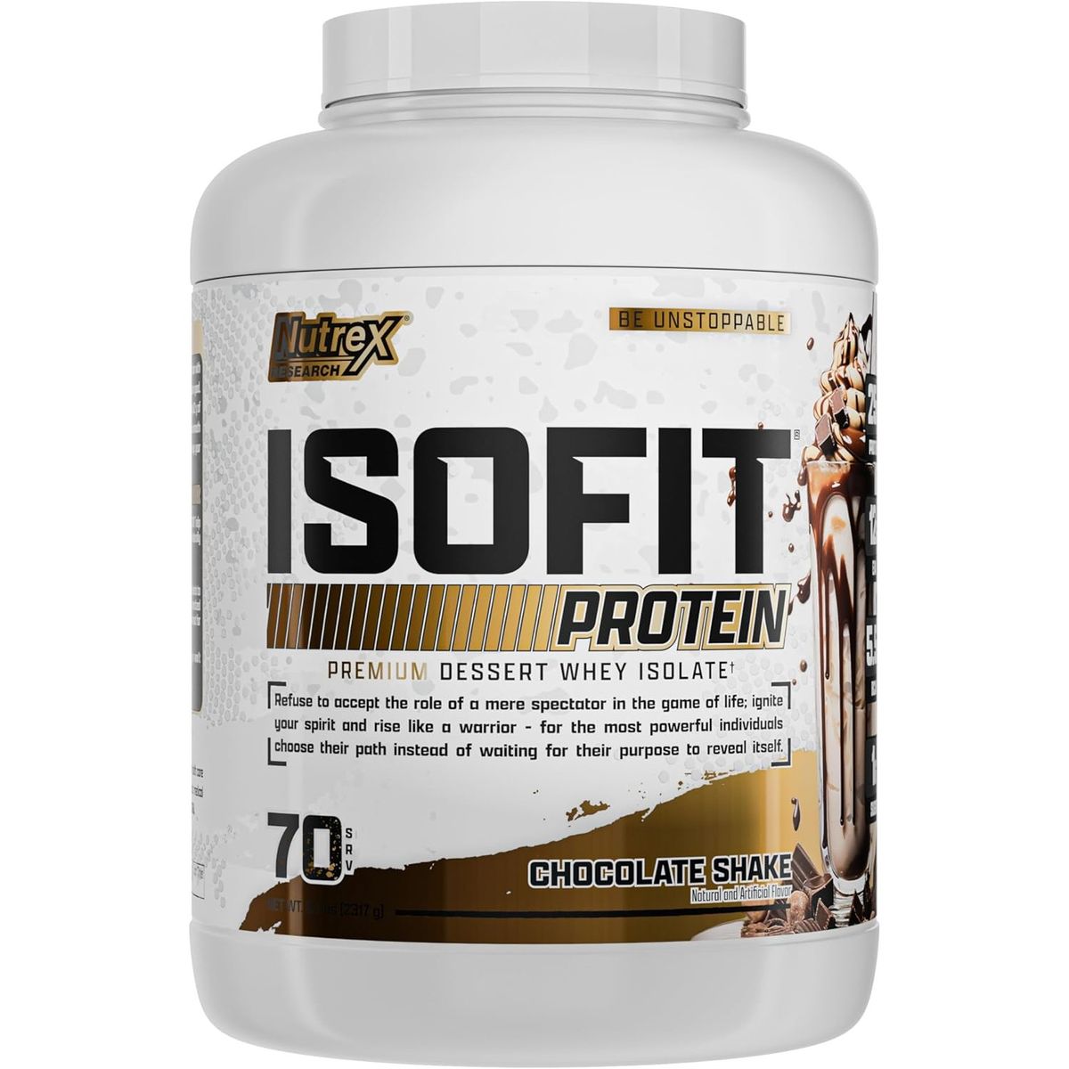 NUTREX RESEARCH - Nutrex Proteina Isofit Whey Protein Isolate 5 Lbs Chocolate