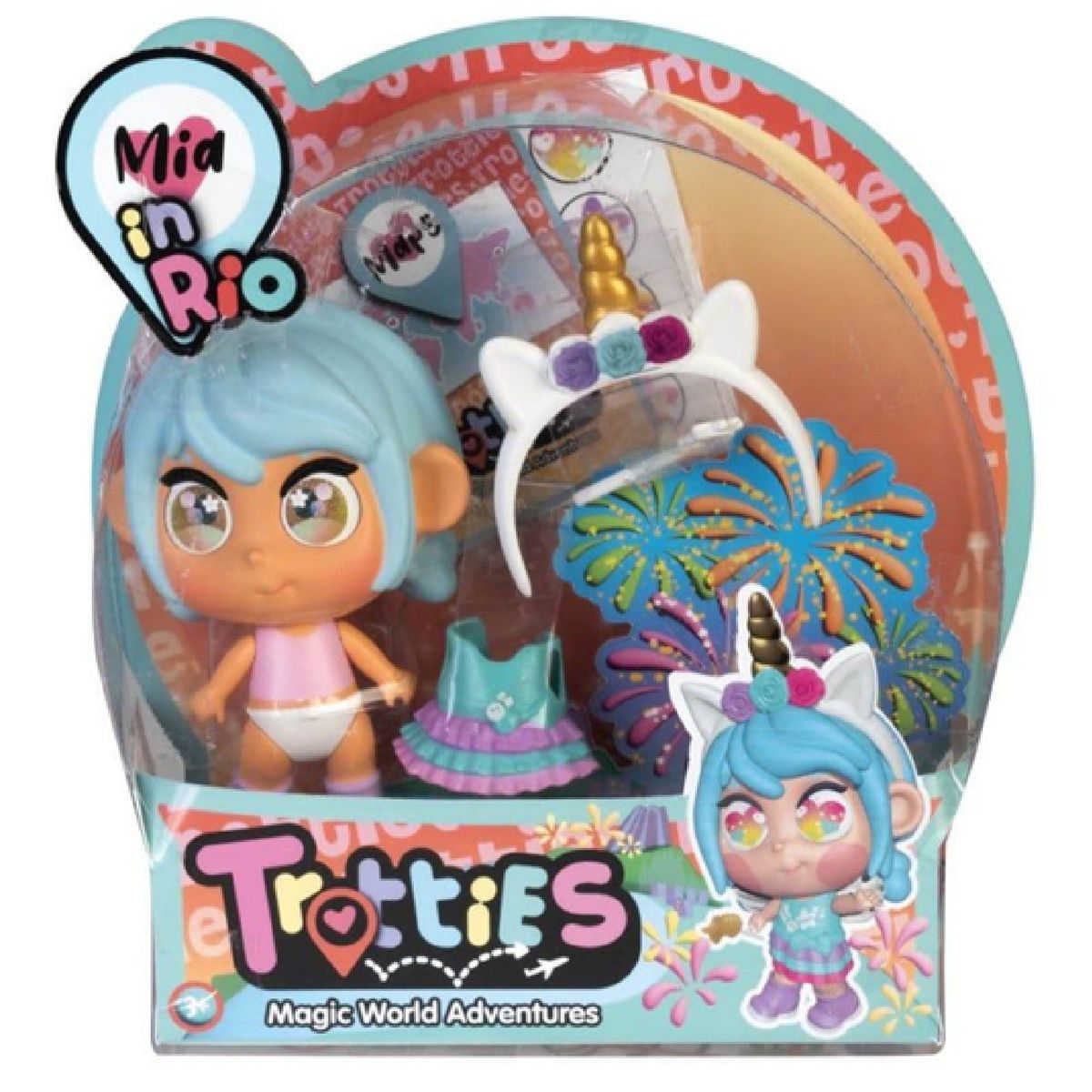 ANSALDO - Mini Trotties Dolls Travel Outfits - Mia in Rio