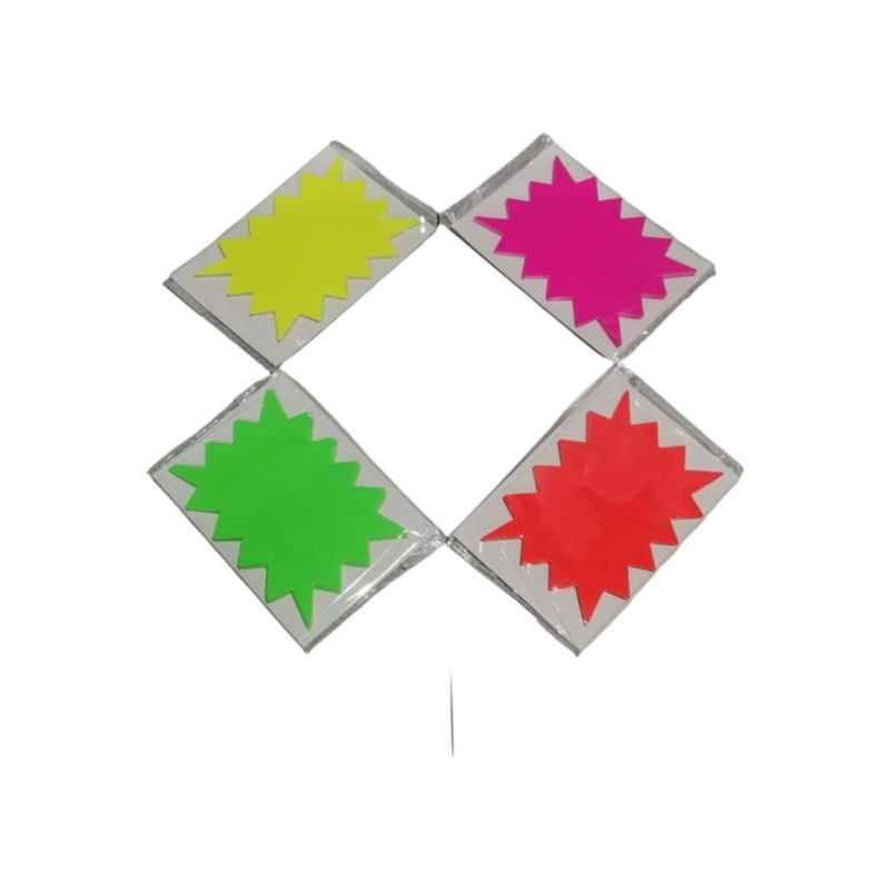GENERICO - Pack 100 Unidades Etiquetas de Precio Rectangulo Estelar
