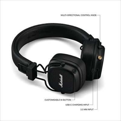 Imagen 2 del producto Audifono On-ear Major V Negro