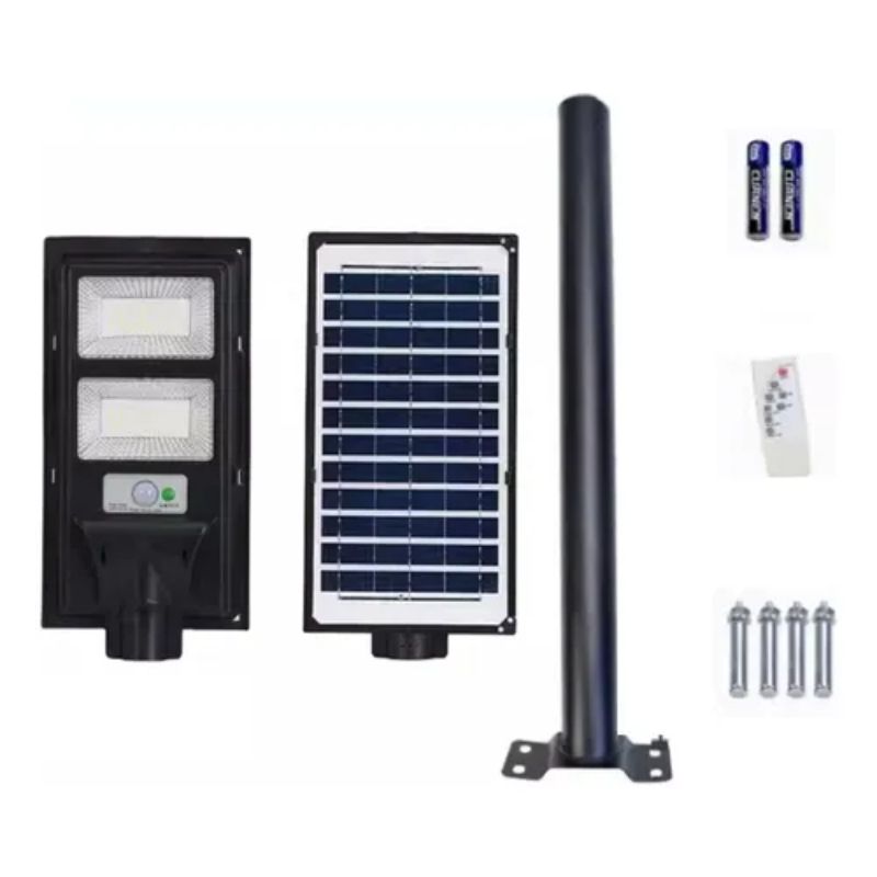LISM - Lampara Foco Led Solar 100w + Control Remoto Soporte 003312