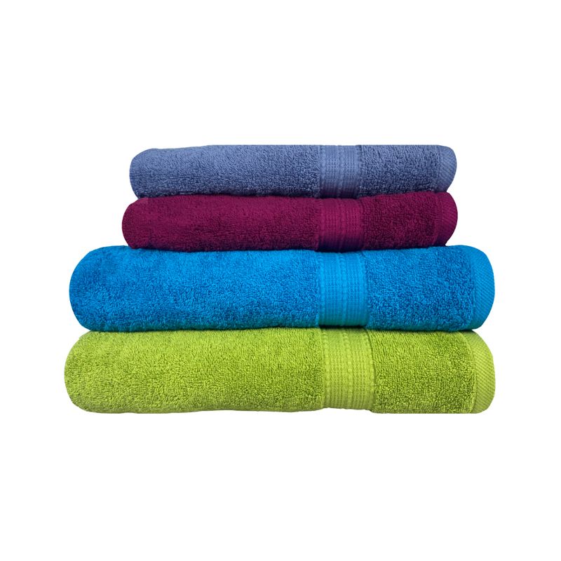 CHITECO - Pack 4 Toallas Chiteco (by Lourdes) 500g Baño & Manos Multicolor