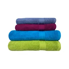 CHITECO - Pack 4 Toallas (by Lourdes) 500g Baño & Manos Multicolor