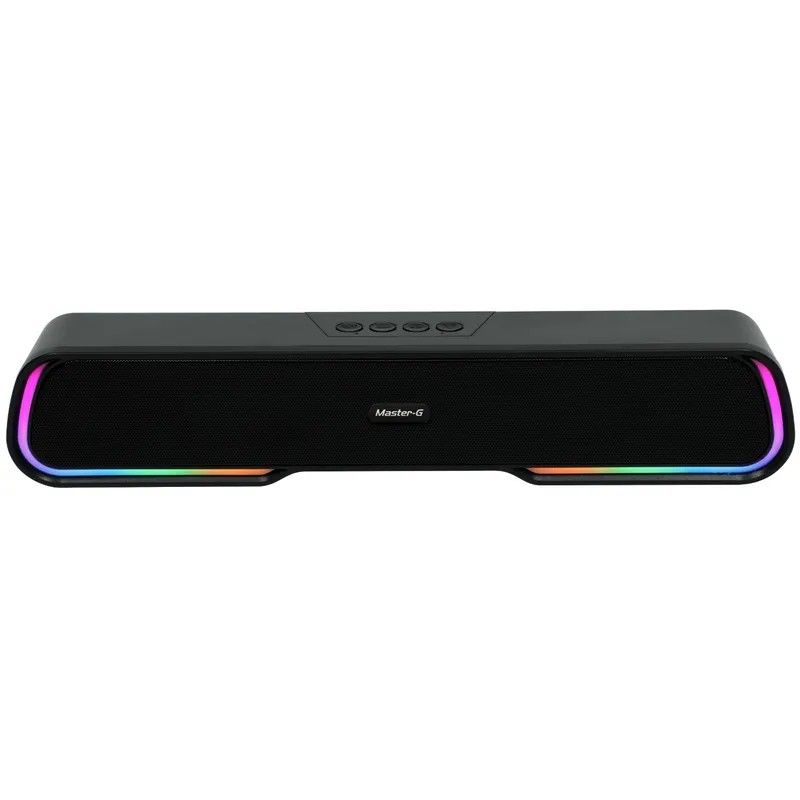 MASTER G - Soundbar parlante con Bluetooth y luces MASTER G