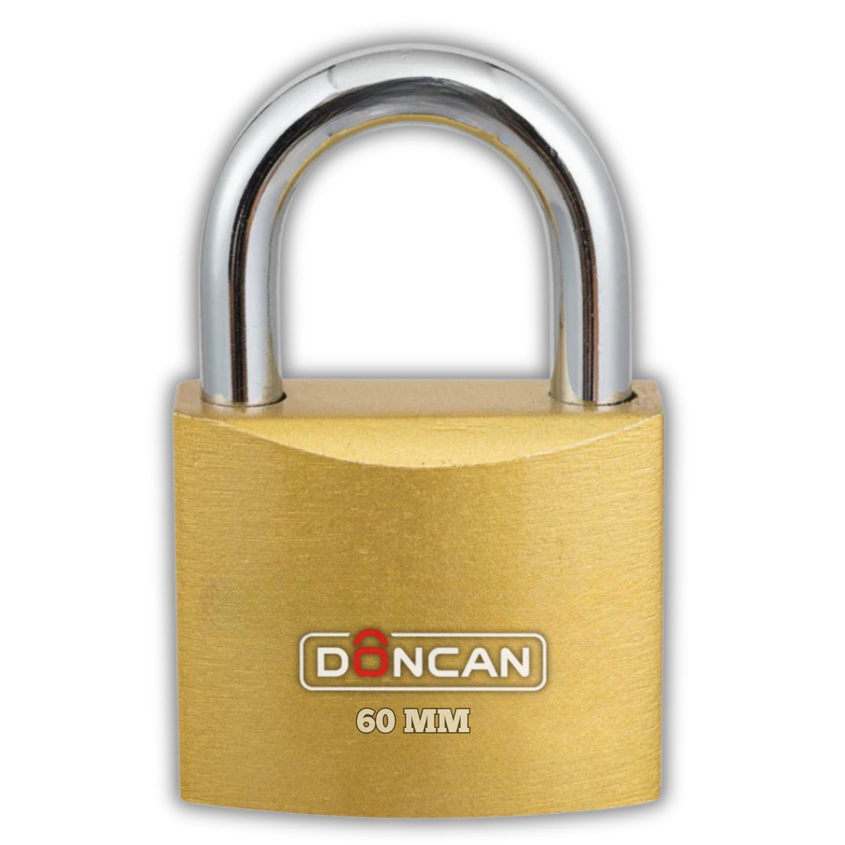 OEM - Pack de 3 Candados de 60mm Doncan de Acero Bronceado DCN-60