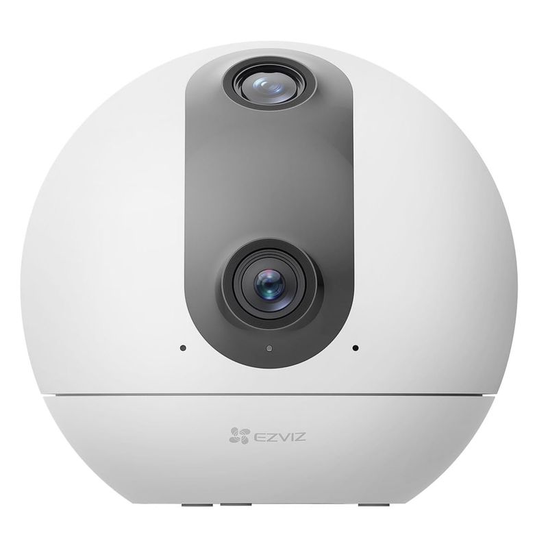 EZVIZ - Smart Camara Dual Lentes Ezviz Wi-Fi 6  C60P Giratorio 2k Usb-c Alexa