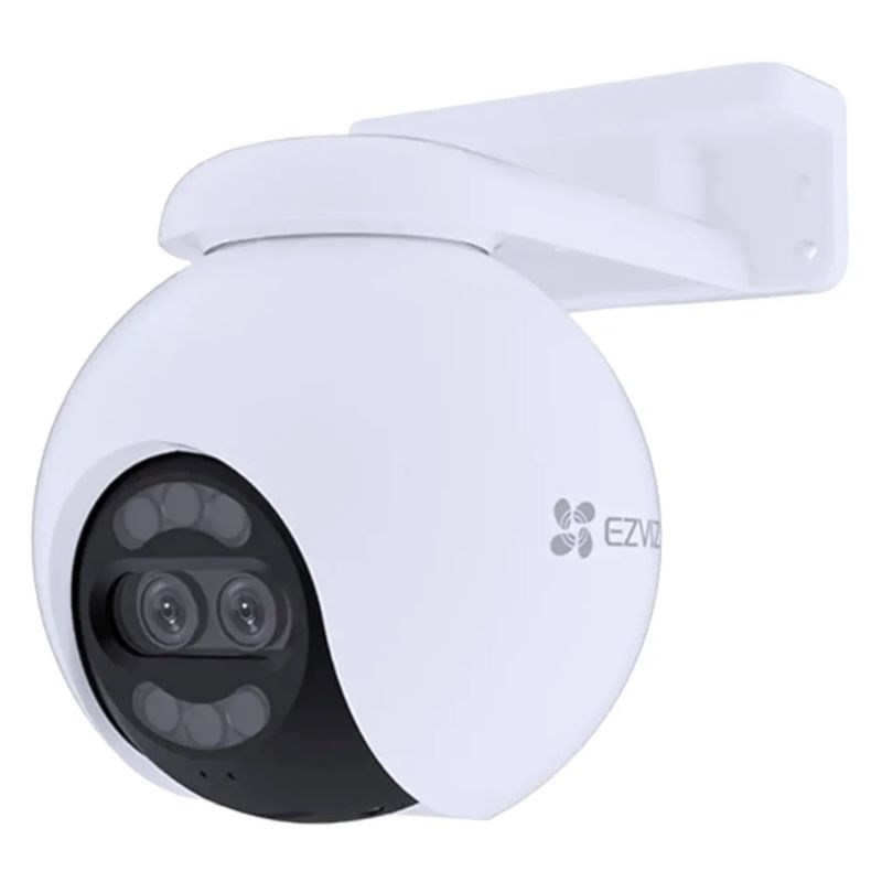 EZVIZ - Smart Cámara Dual Giratoria Outdoor Ezviz Wi-Fi H8x 4k+ Alexa