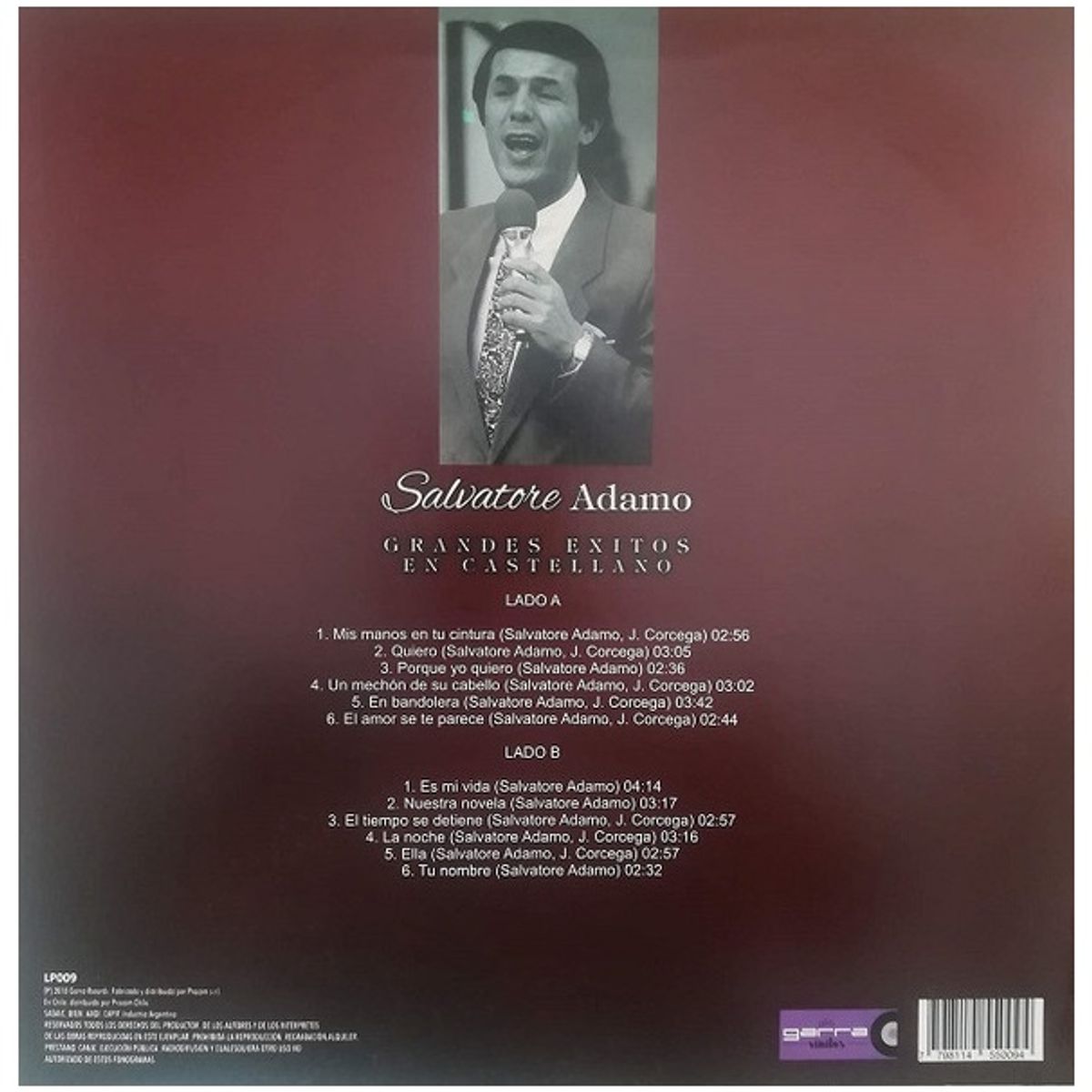 GENERICO - ADAMO - GRANDES ÉXITOS EN CASTELLANO (COLOR VINYL) / VINILO