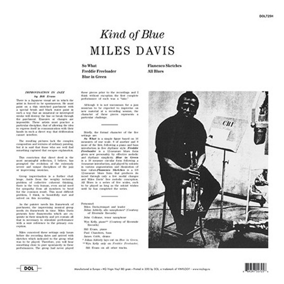 GENERICO - MILES DAVIS - KIND OF BLUE / VINILO