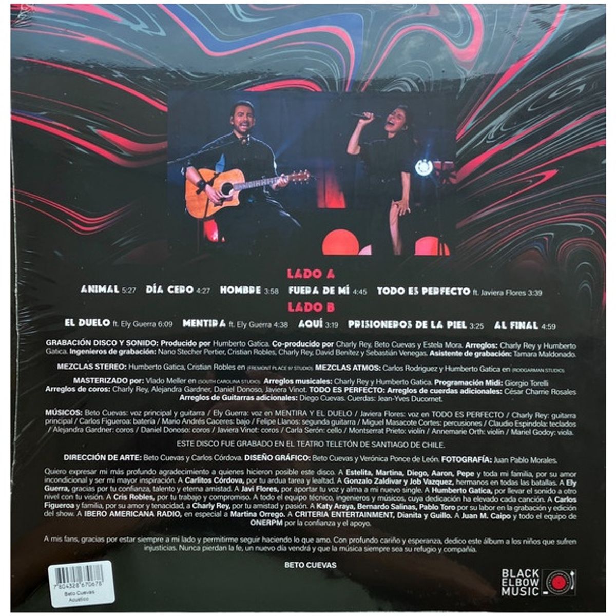 GENERICO - BETO CUEVAS - ACUSTICO / VINILO