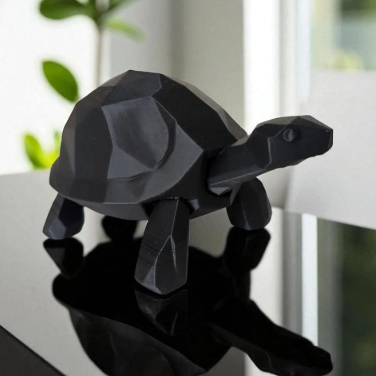 GENERICO - Decoración - Tortuga caminando polígono