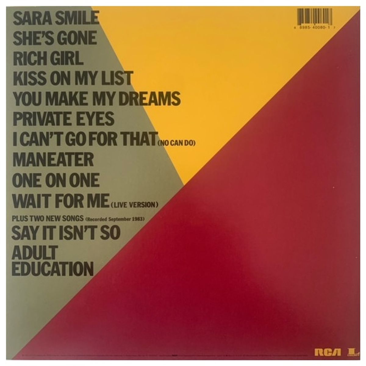 GENERICO - DARYL HALL & JOHN OATES - ROCK 'N SOUL PART 1