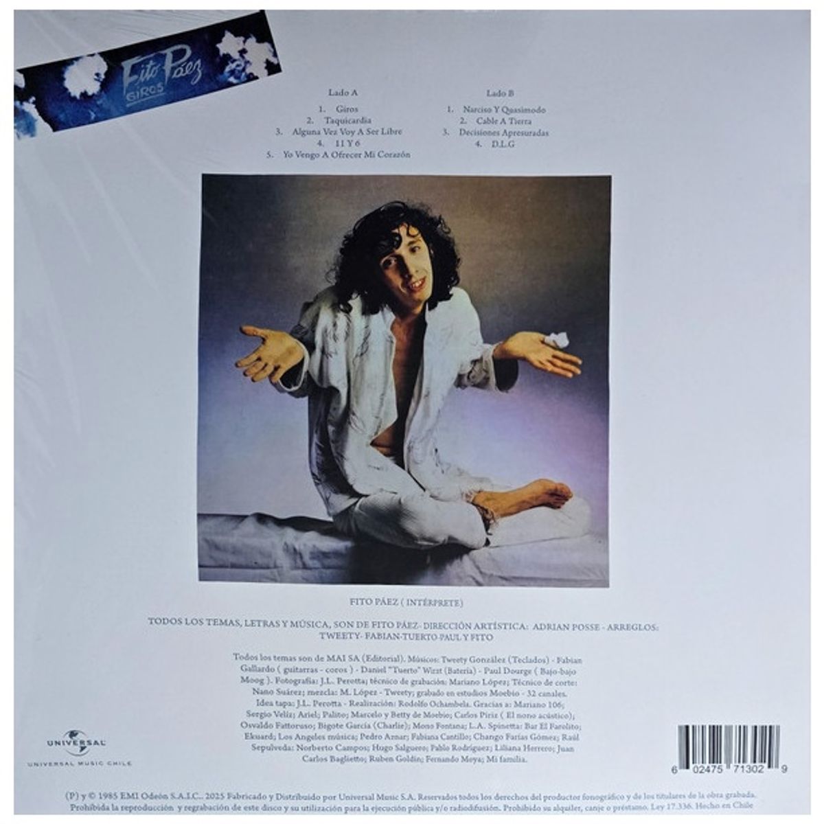 GENERICO - FITO PAEZ - GIROS / VINILO