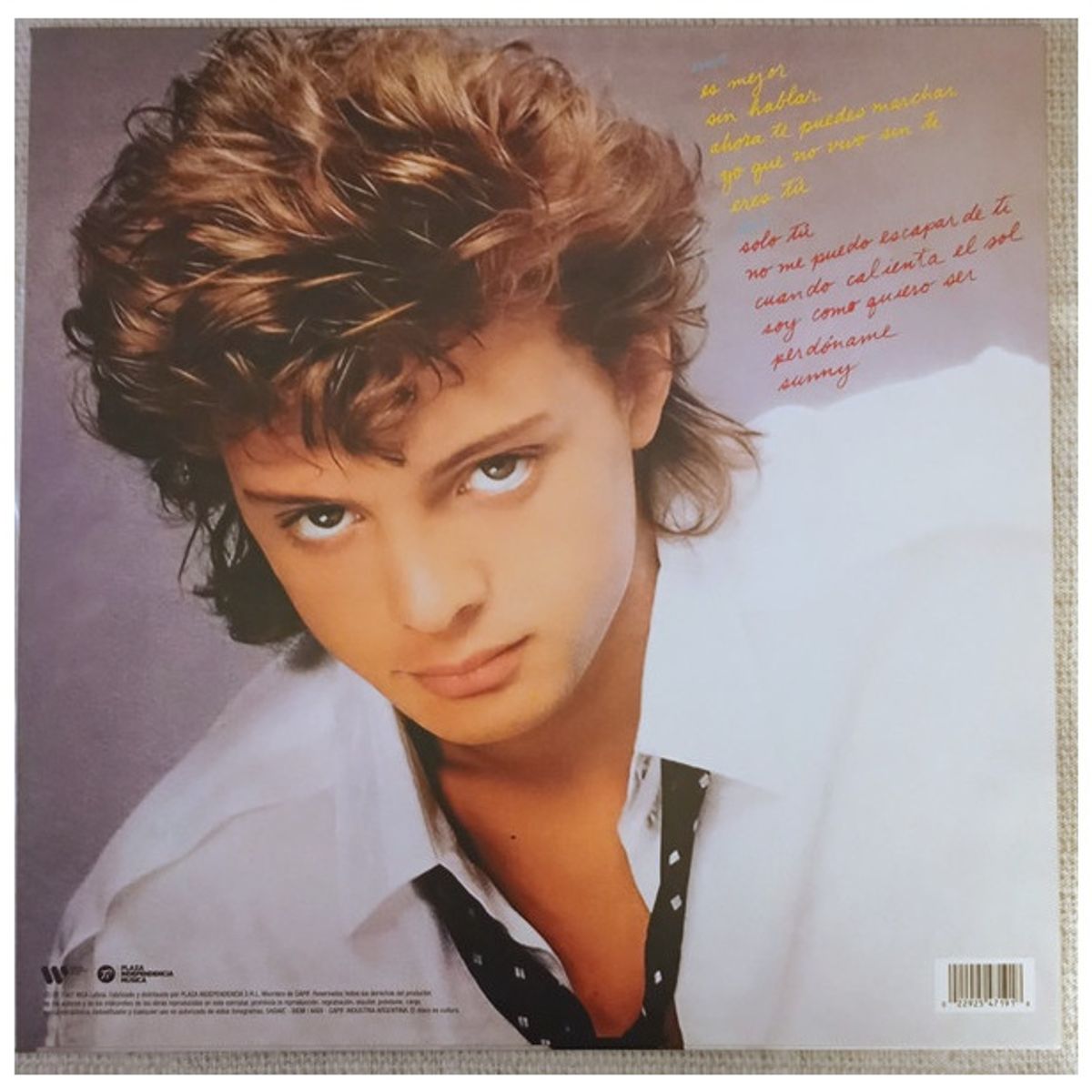 GENERICO - LUIS MIGUEL - SOY COMO QUIERO SER '87 / VINILO