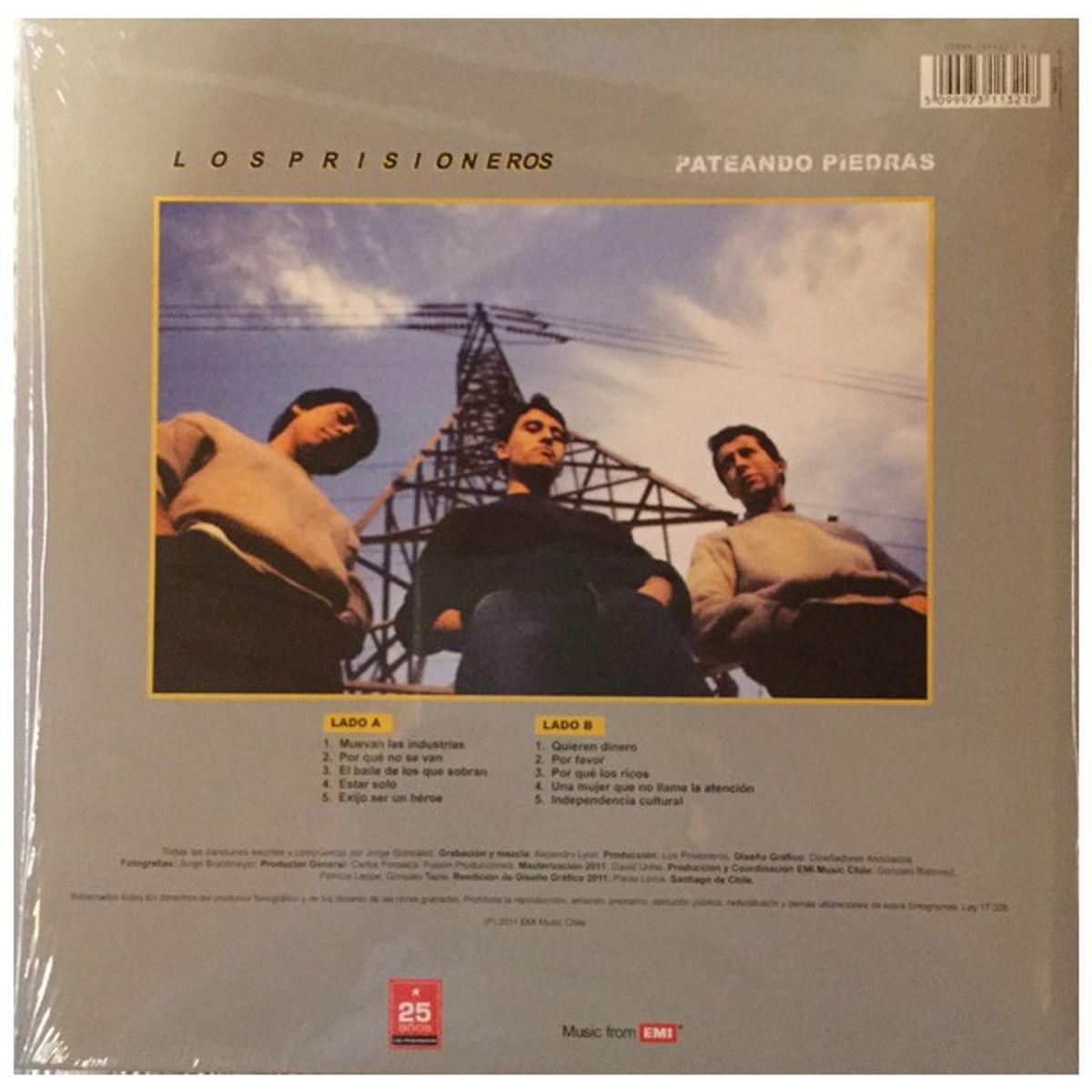 GENERICO - LOS PRISIONEROS - PATEANDO PIEDRAS / VINILO