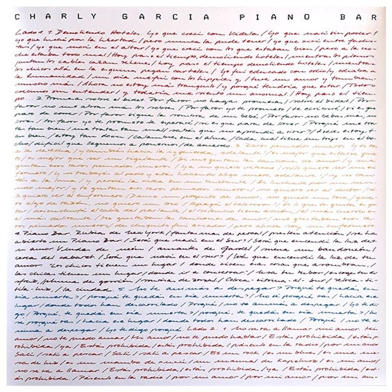 GENERICO - CHARLY GARCIA - PIANO BAR / VINILO