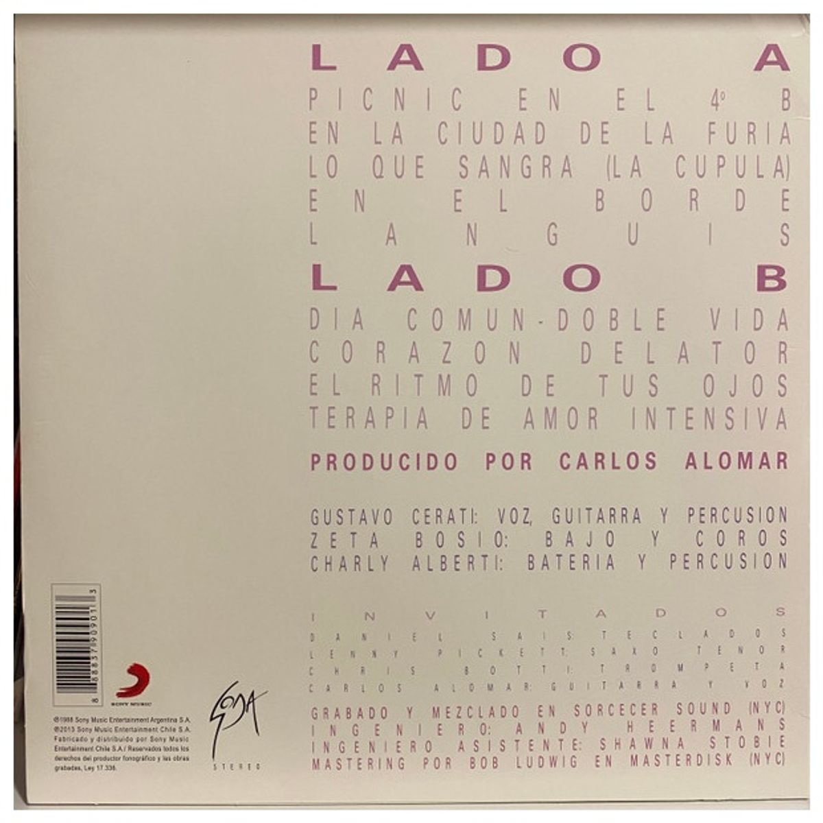 GENERICO - SODA STEREO - DOBLE VIDA / VINILO