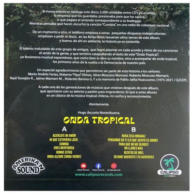 Imagen 2 del producto AMERIKA'N SOUND - ONDA TROPICAL / VINILO