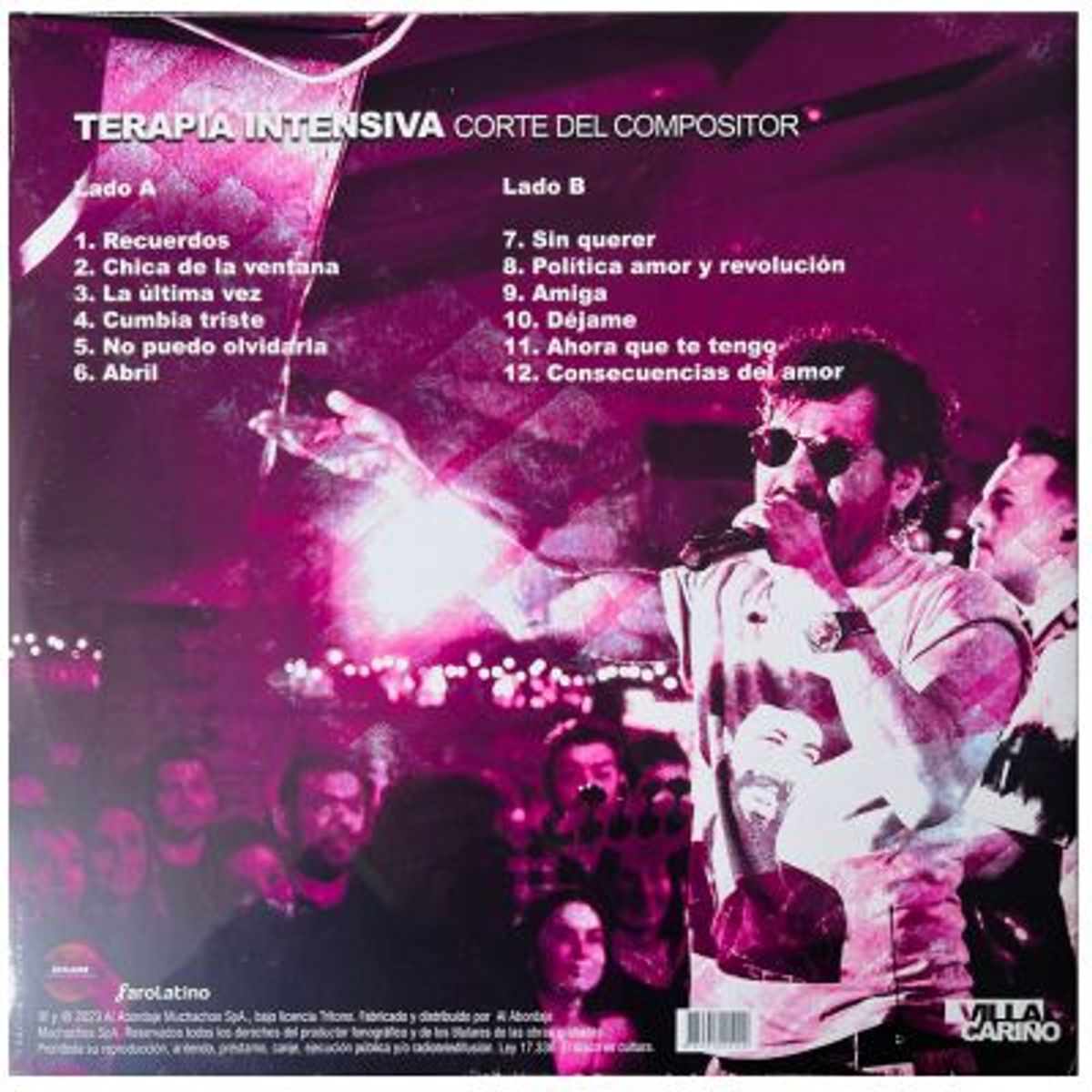 GENERICO - VILLA CARIÑO - TERAPIA INTENSIVA / VINILO