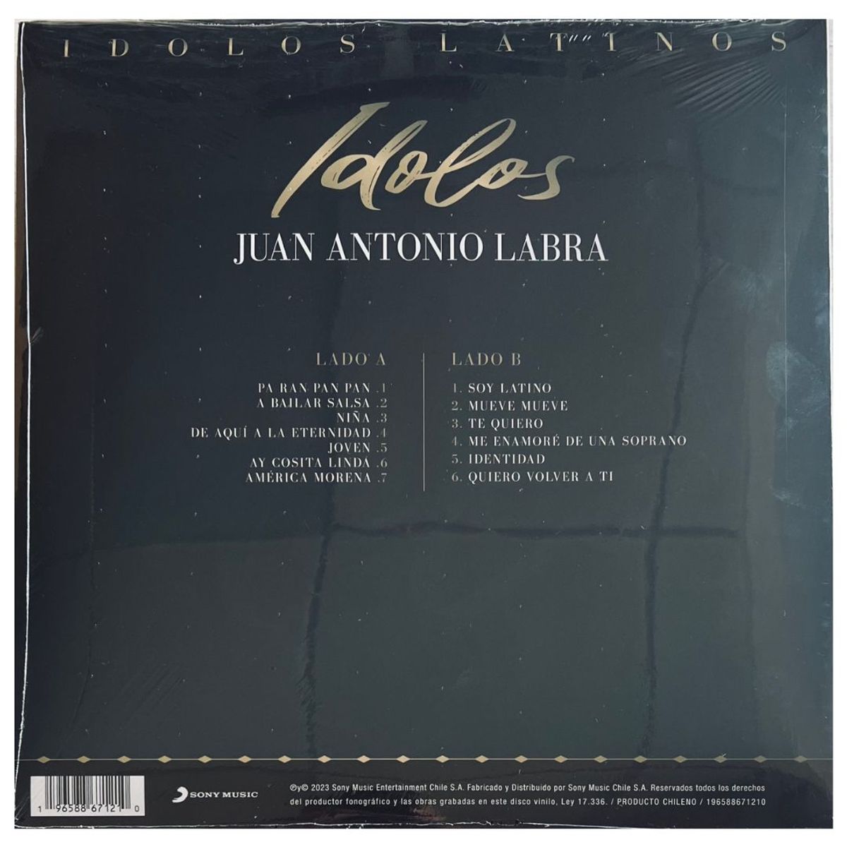 GENERICO - JUAN ANTONIO LABRA - IDOLOS LATINOS / VINILO
