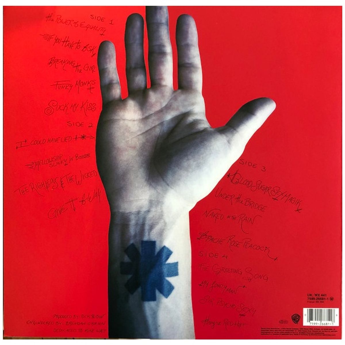 GENERICO - RED HOT CHILI PEPPERS - BLOOD SUGAR SEX MAGIK (2LP) / VINILO