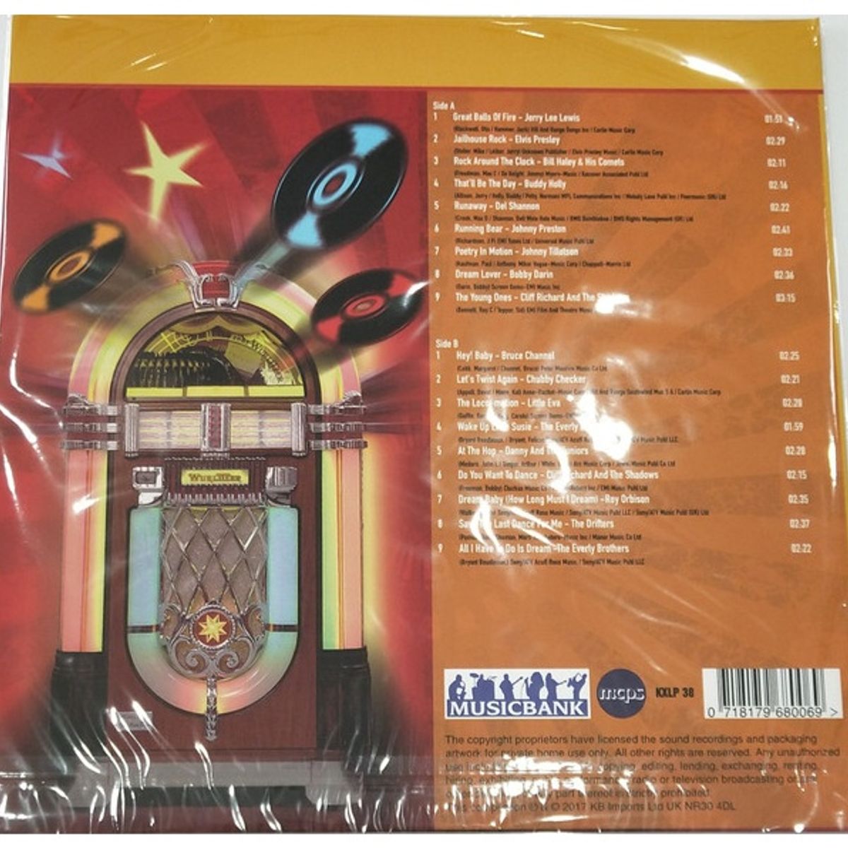 GENERICO - ROCK 'N' ROLL JUKEBOX - VOLUME 1 (VARIOS) / VINILO
