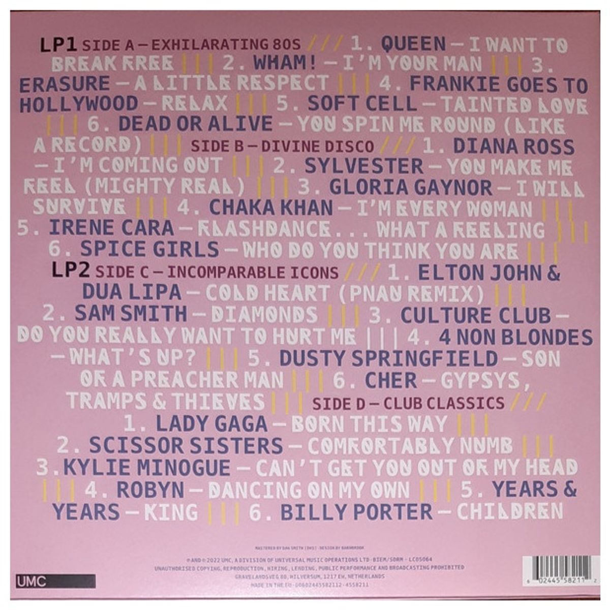 GENERICO - PRIDE CAN'T BE SILENCED - VARIOUS (2LP) / VINILO