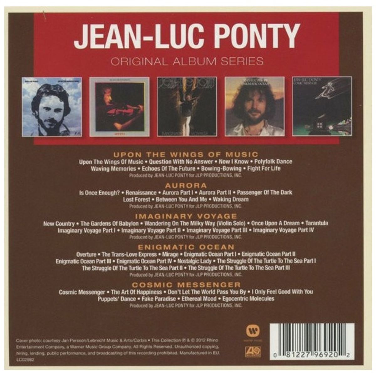 GENERICO - JEAN-LUC PONTY - ORIGINAL ALBUM SERIES (5CD) / CD