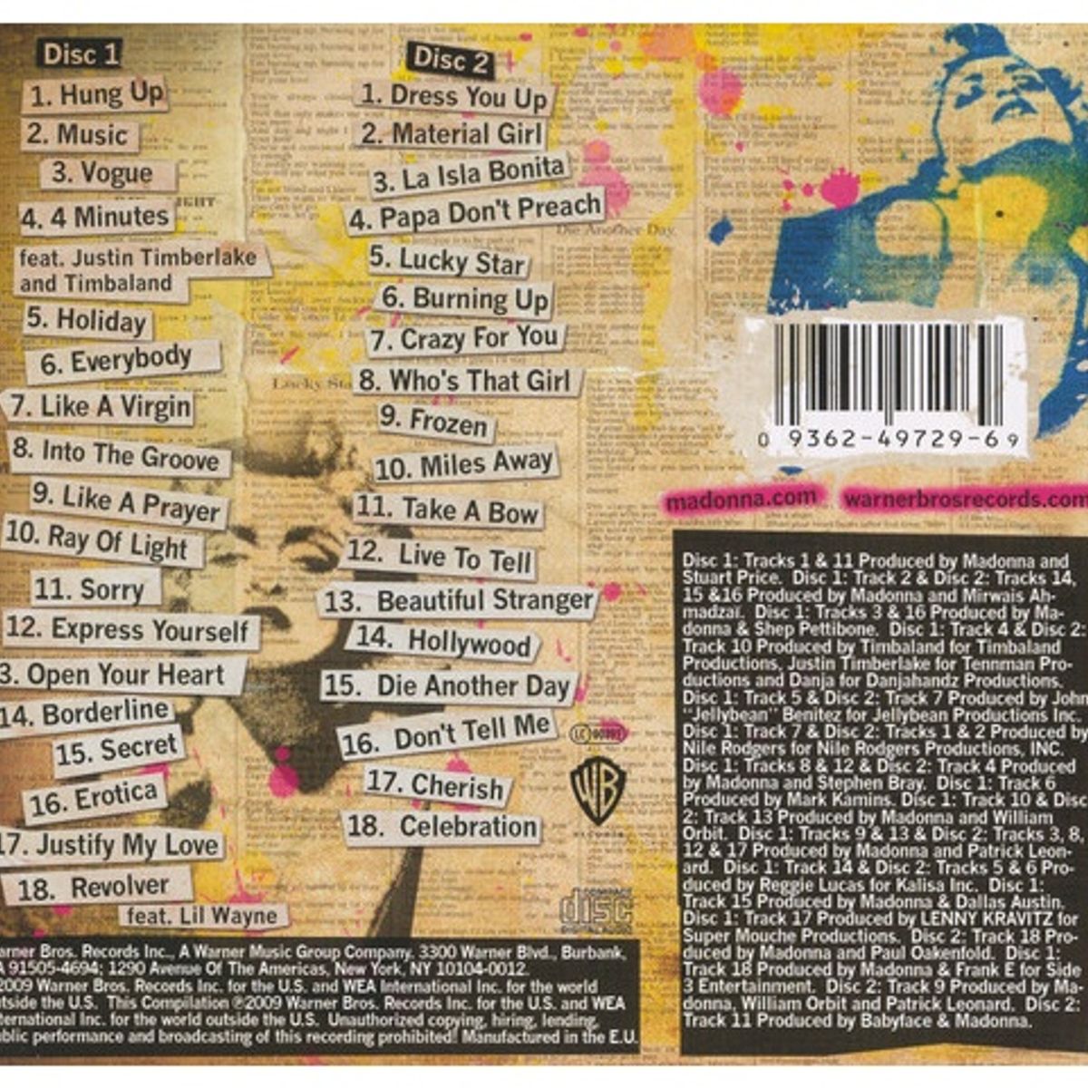 GENERICO - MADONNA - CELEBRATION / CD