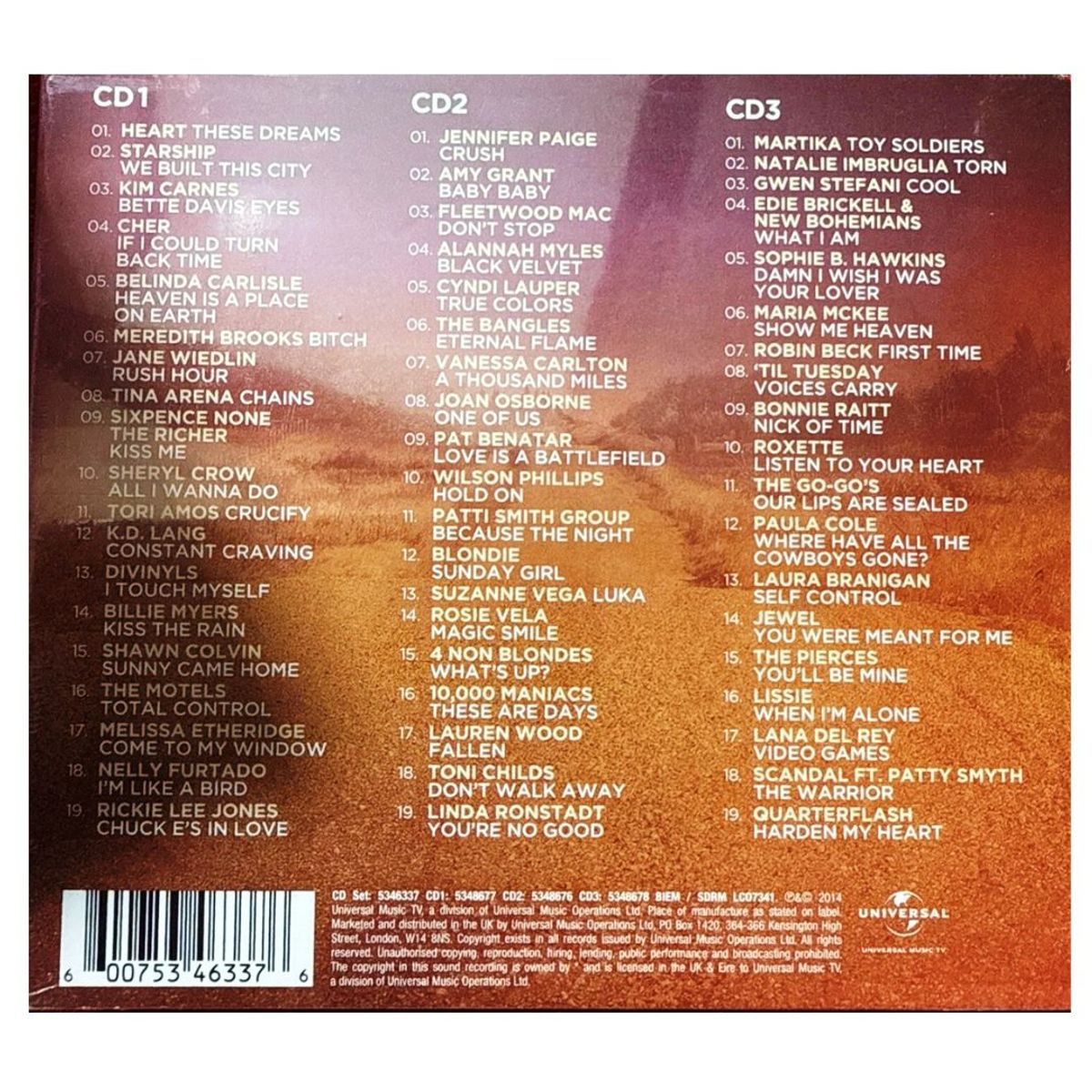 GENERICO - THESE DREAMS - VARIOUS (3CD) / CD