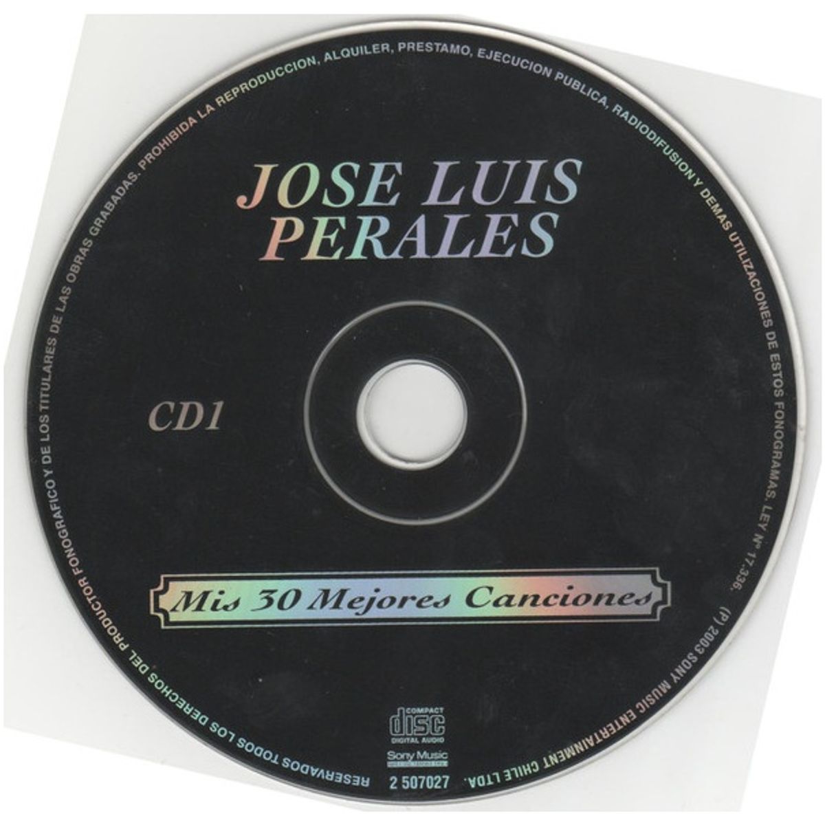 GENERICO - JOSÉ LUIS PERALES - MIS 30 MEJORES CANCIONES / CD