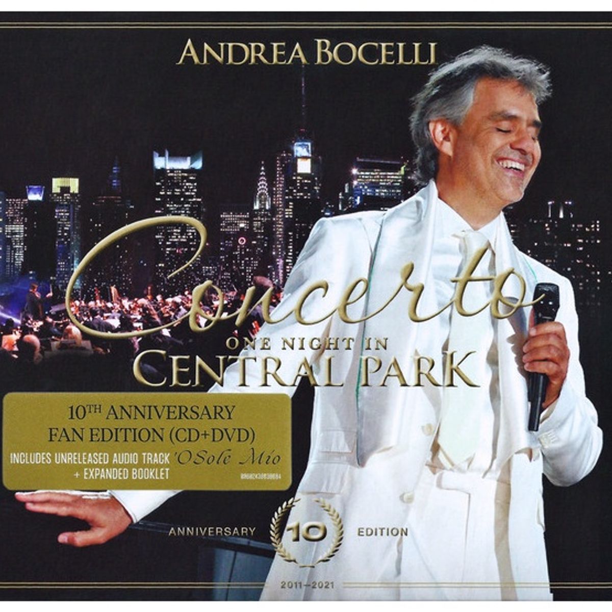 GENERICO - ANDREA BOCELLI - CONCERTO: ONE NIGHT IN CENTRAL PARK  10TH ANNIVERSARY EDITION / CD