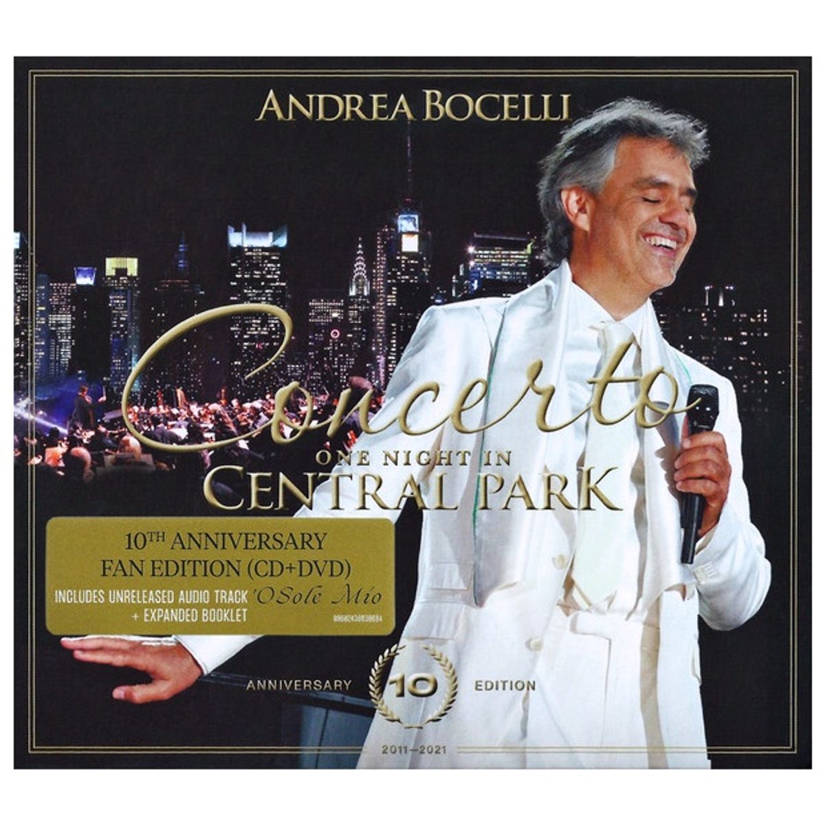 GENERICO - ANDREA BOCELLI - CONCERTO: ONE NIGHT IN CENTRAL PARK  10TH ANNIVERSARY EDITION / CD