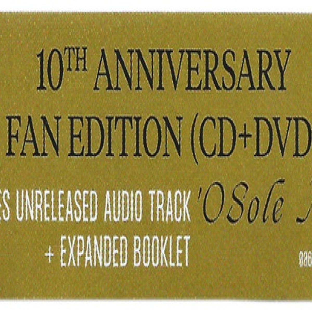 GENERICO - ANDREA BOCELLI - CONCERTO: ONE NIGHT IN CENTRAL PARK  10TH ANNIVERSARY EDITION / CD