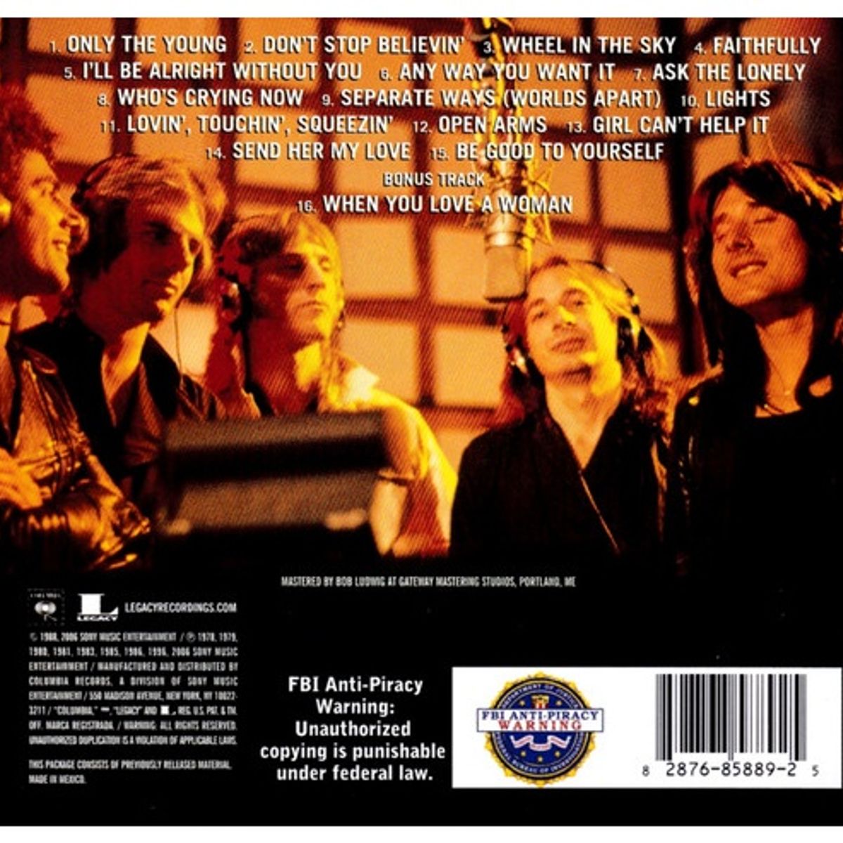 GENERICO - JOURNEY - GREATEST HITS / CD