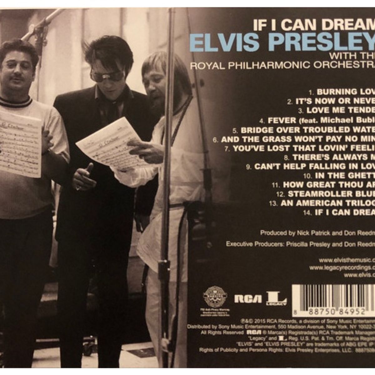 GENERICO - ELVIS PRESLEY - IF I CAN DREAM / CD
