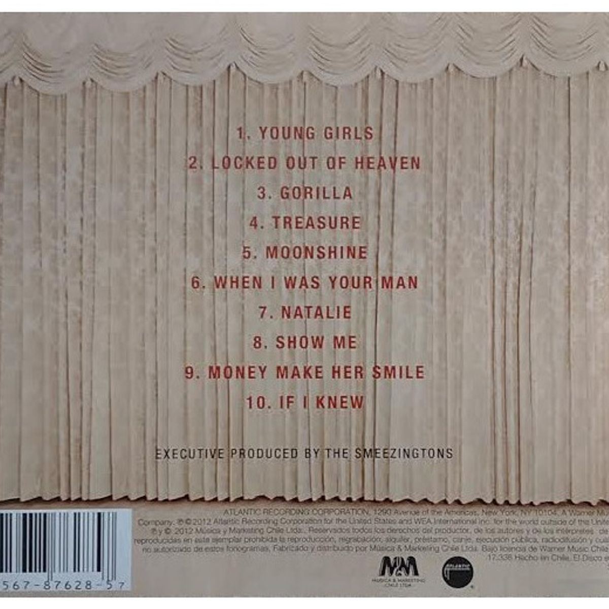 GENERICO - BRUNO MARS  - UNORTHODOX JUKEBOX  / CD