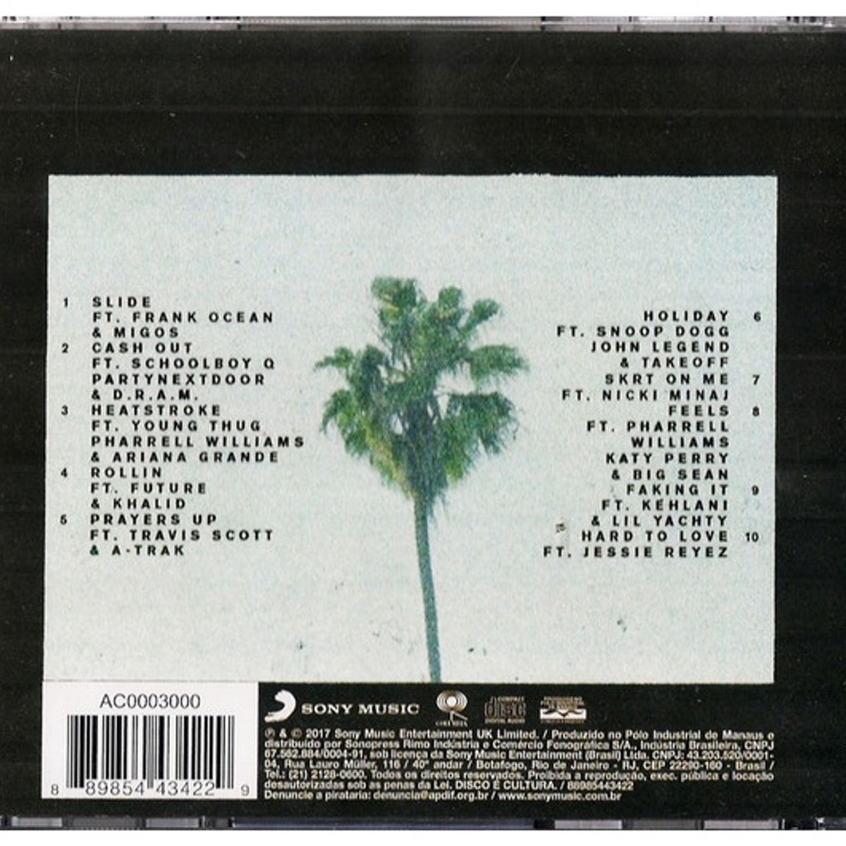 GENERICO - CALVIN HARRIS - FUNK WAV BOUNCES VOL. 1 / CD