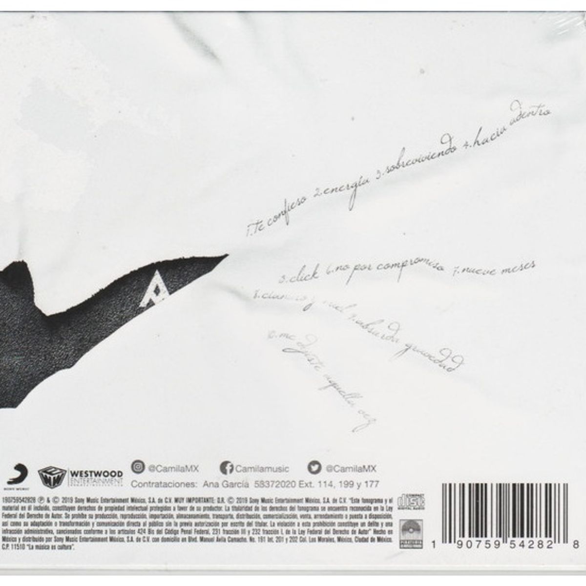 GENERICO - CAMILA - HACIA ADENTRO / CD