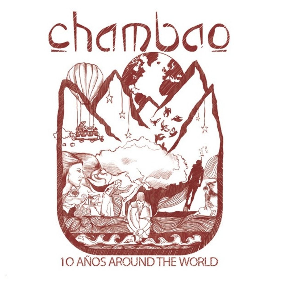 GENERICO - CHAMBAO  - 10 AÑOS AROUND THE WORLD (2CD)  / CD