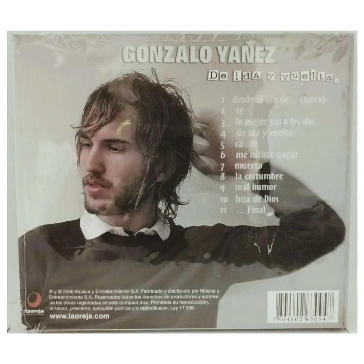 GENERICO - GONZALO YAÑEZ - DE IDA Y VUELTA (DIGIPACK) / CD