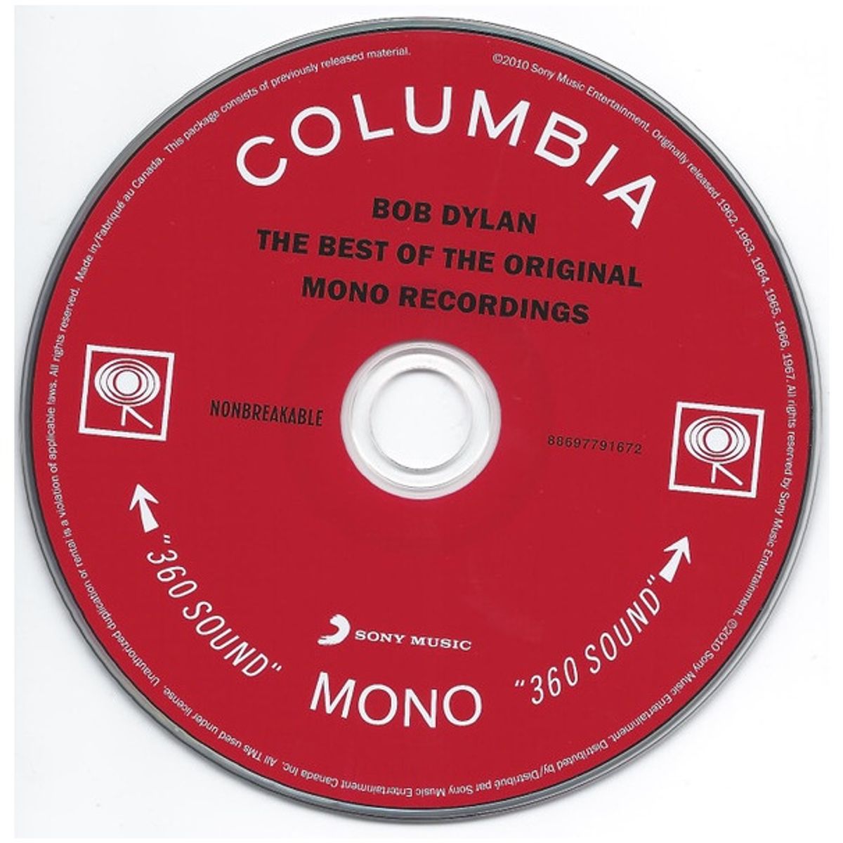 GENERICO - BOB DYLAN - THE BEST OF THE ORIGINAL MONO RECORDINGS / CD