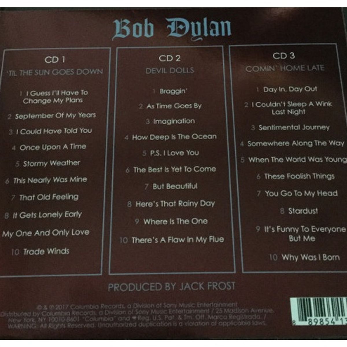 GENERICO - BOB DYLAN - TRIPLICATE (3CD) / CD