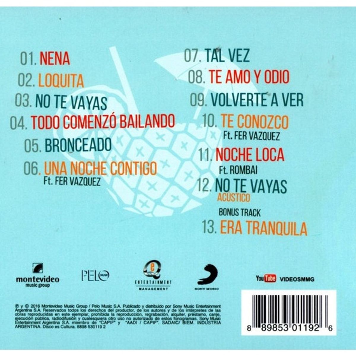 GENERICO - MARAMA  - TODO COMENZÓ BAILANDO (DIGIPACK) / CD