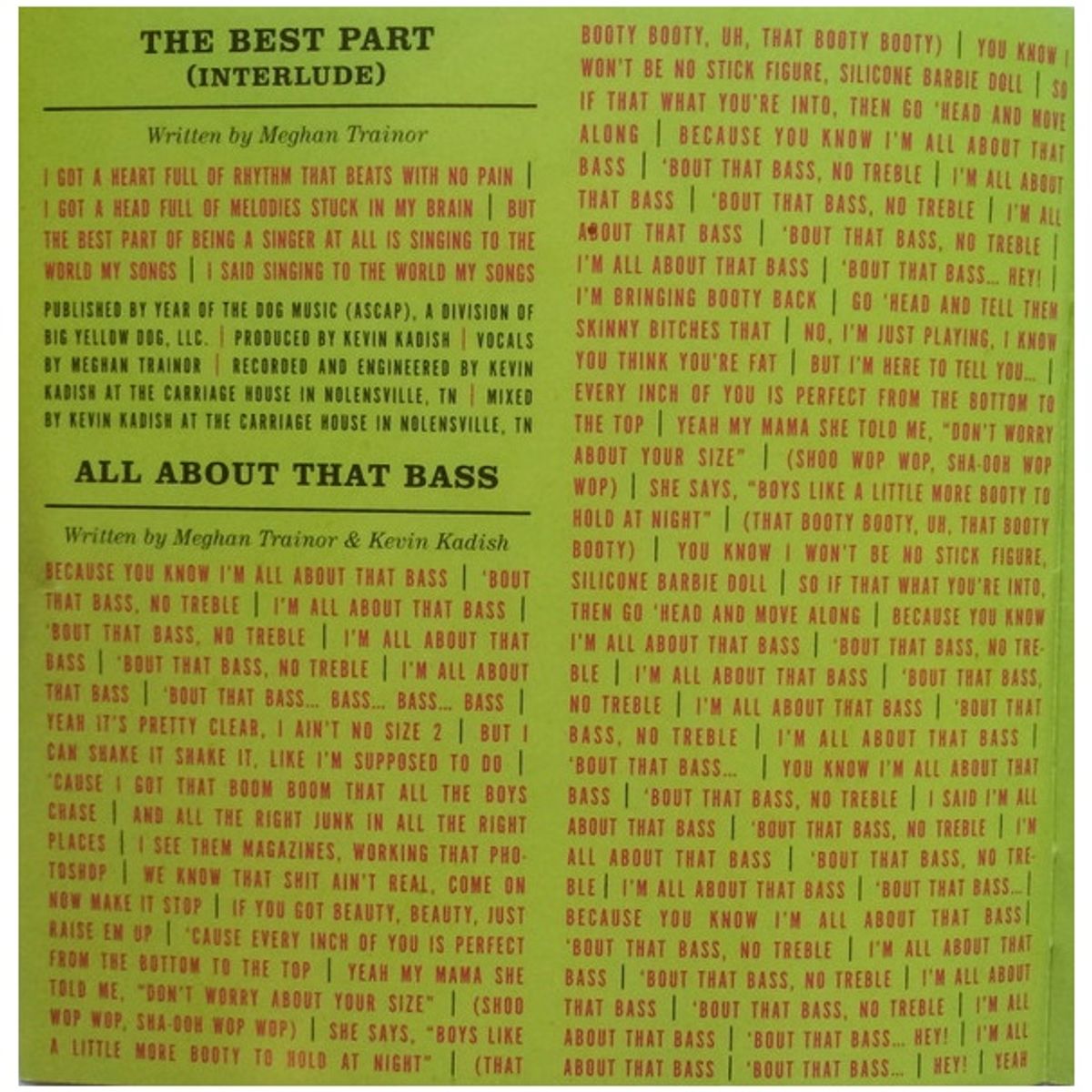 GENERICO - MEGHAN TRAINOR - TITLE / CD